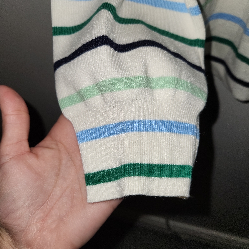 LOFT Long Sleeve Striped Sweater. EUC - Picture 3 of 6